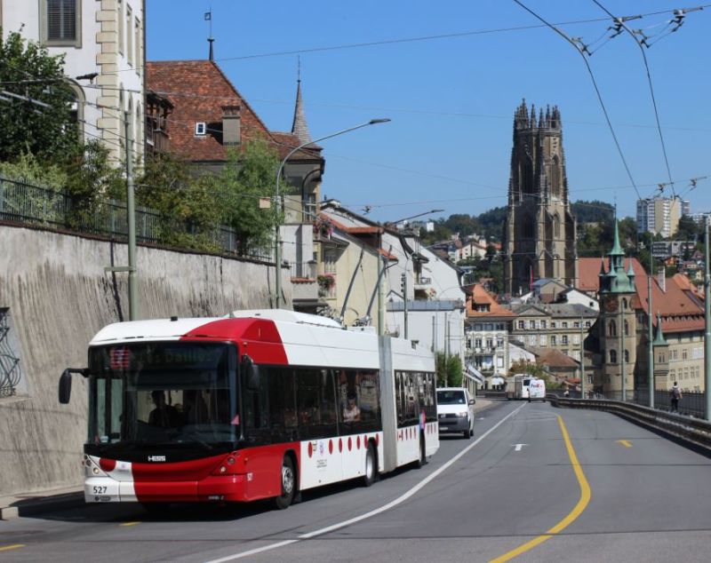 Hess/Vossloh Kiepe 527 am 05.09.2018, Foto: J. Lehmann