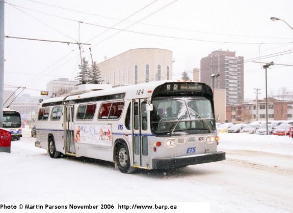 Obus 124 im November 2006, Foto: Martin Parsons