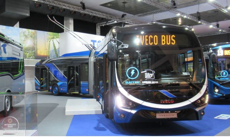 Der Iveco Crealis am Stand der Firma Iveco bei der Busworld. Fotos: J. Lehmann