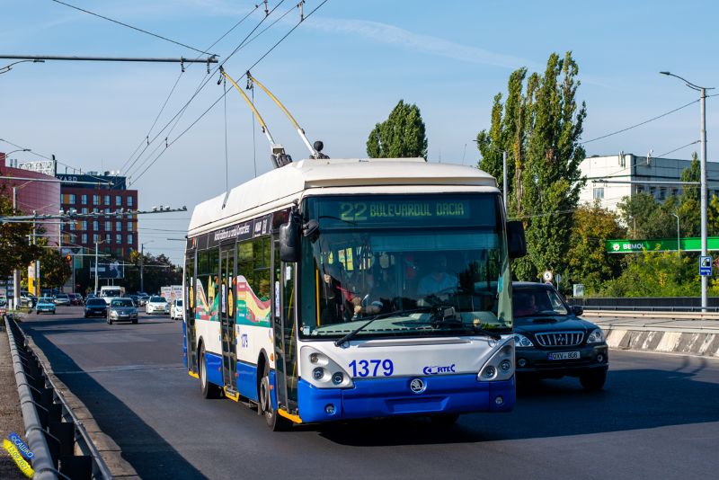 Irisbus Citelis/Škoda 24Tr Nr.1379 wurde 2020 aus Riga übernommen, hier am 12.9.21 auf der Linie 22 im Einsatz. Foto: Oleksandr Mykhailov