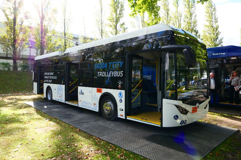 Skoda's T'CITY Trolleybus. Foto: Budach