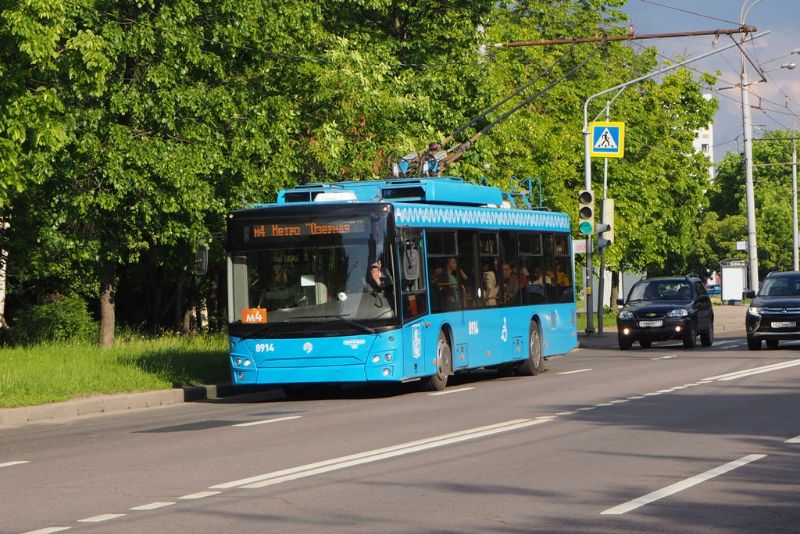 SVARZ-MAZ-6275 Trolleybus 8914 hier noch auf Linie 22 fährt seit September 2020 als Wagen 9805 auf der verbliebenen Museumslinie T. Foto: Jiří Hönes