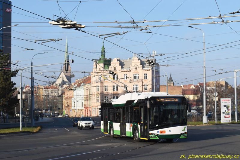 Skoda 26Tr Nr.591 im Einsatz auf der Linie 13 am 6.12.2019. Foto: Zdeněk Kresa