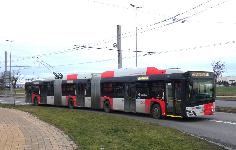 Probefahrten des ersten Solaris DGT Nr. 401 am 16.12.23. Foto: František Vaňásek, 16.12.2023