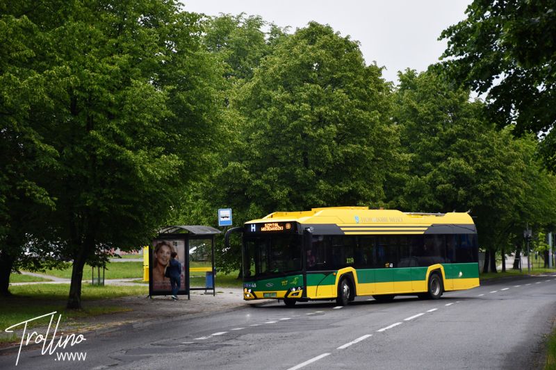 Solaris Trollino 48 ist der jüngste von 9 in 2019 und 2022 in Dienst gestellte Batterie-Trolleybusse, hier am 25.05.2022 im Batteriemodus auf Linie H im Einsatz. Foto: Karol Grzonka via http://trollino.mashke.org/